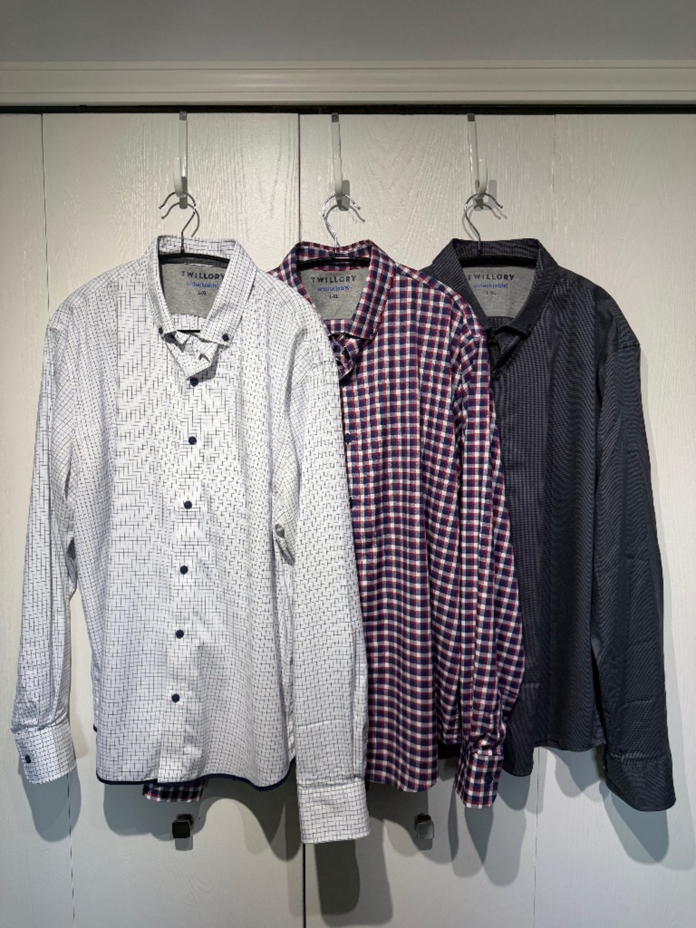 Twillory Untuck (able) Men's L/ XL - Tailored Fit - Lot of 3